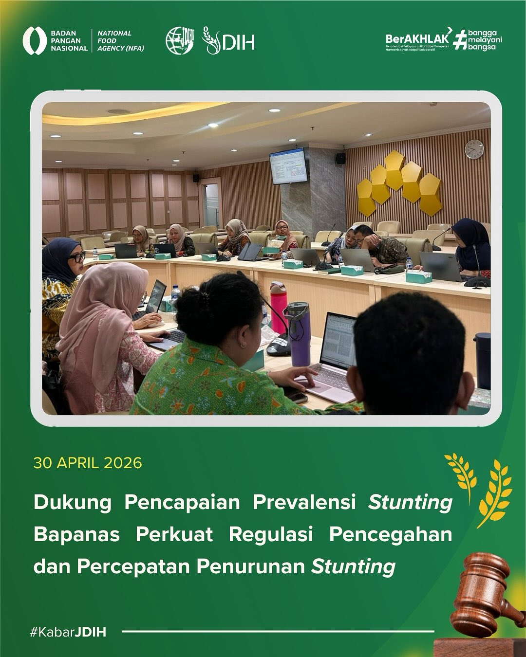 Dukung Pencapaian Prevalensi Stunting Bapanas Perkuat Regulasi Pencegahan dan Percepatan Penurunan Stunting
